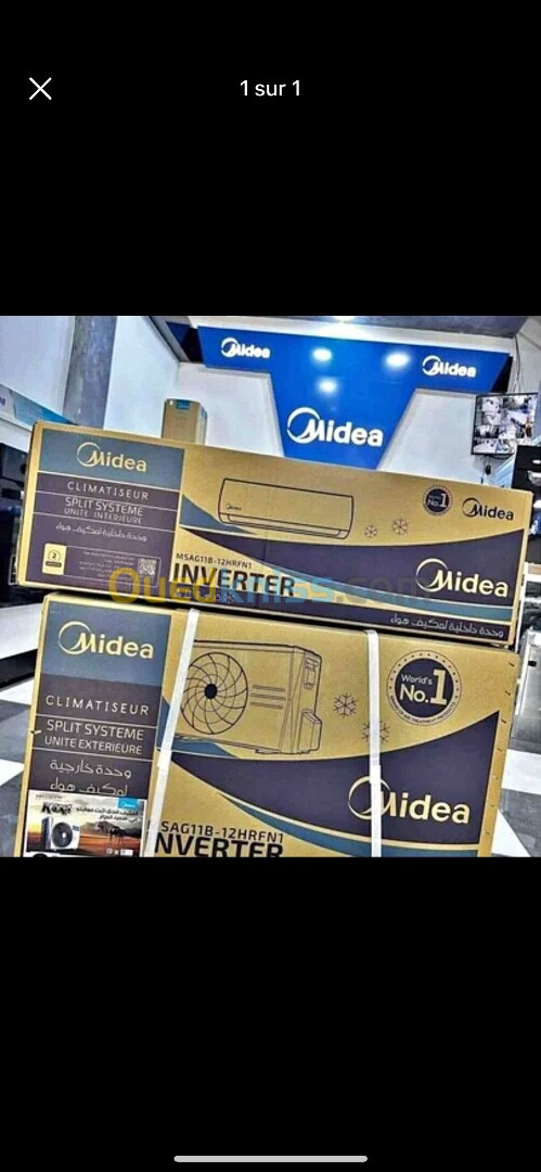 Climatiseur midea 12000btu inverter