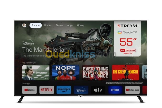 Stream Google tv 55