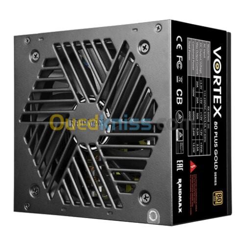 ALIMENTATION RAIDMAX VORTEX 800W 80 PLUS GOLD