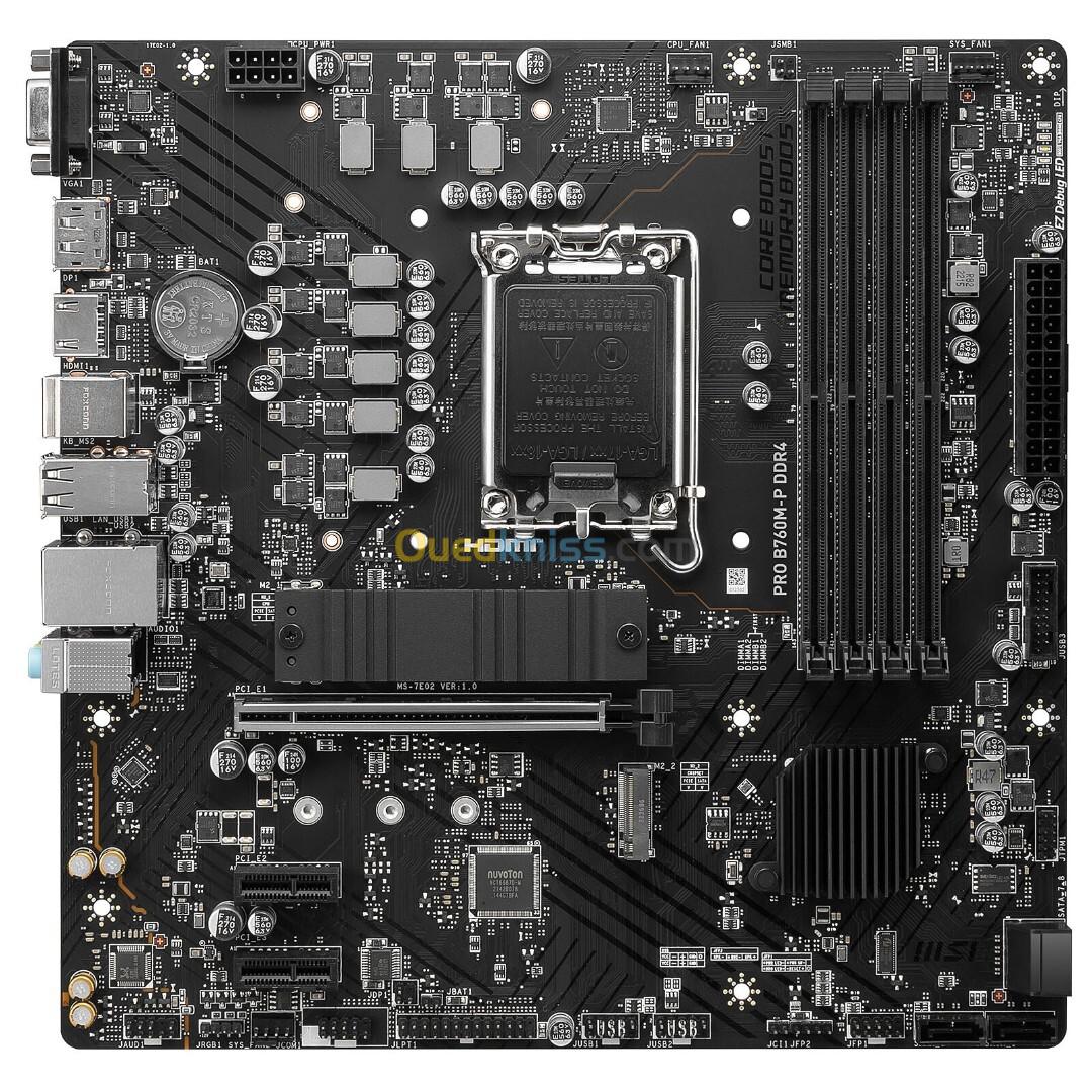 CARTE MERE MSI PRO B760M-P LGA1700 DDR4