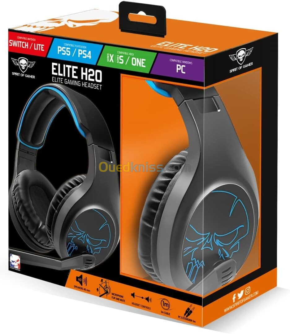 CASQUE SPIRIT OF GAMER ELITE H20