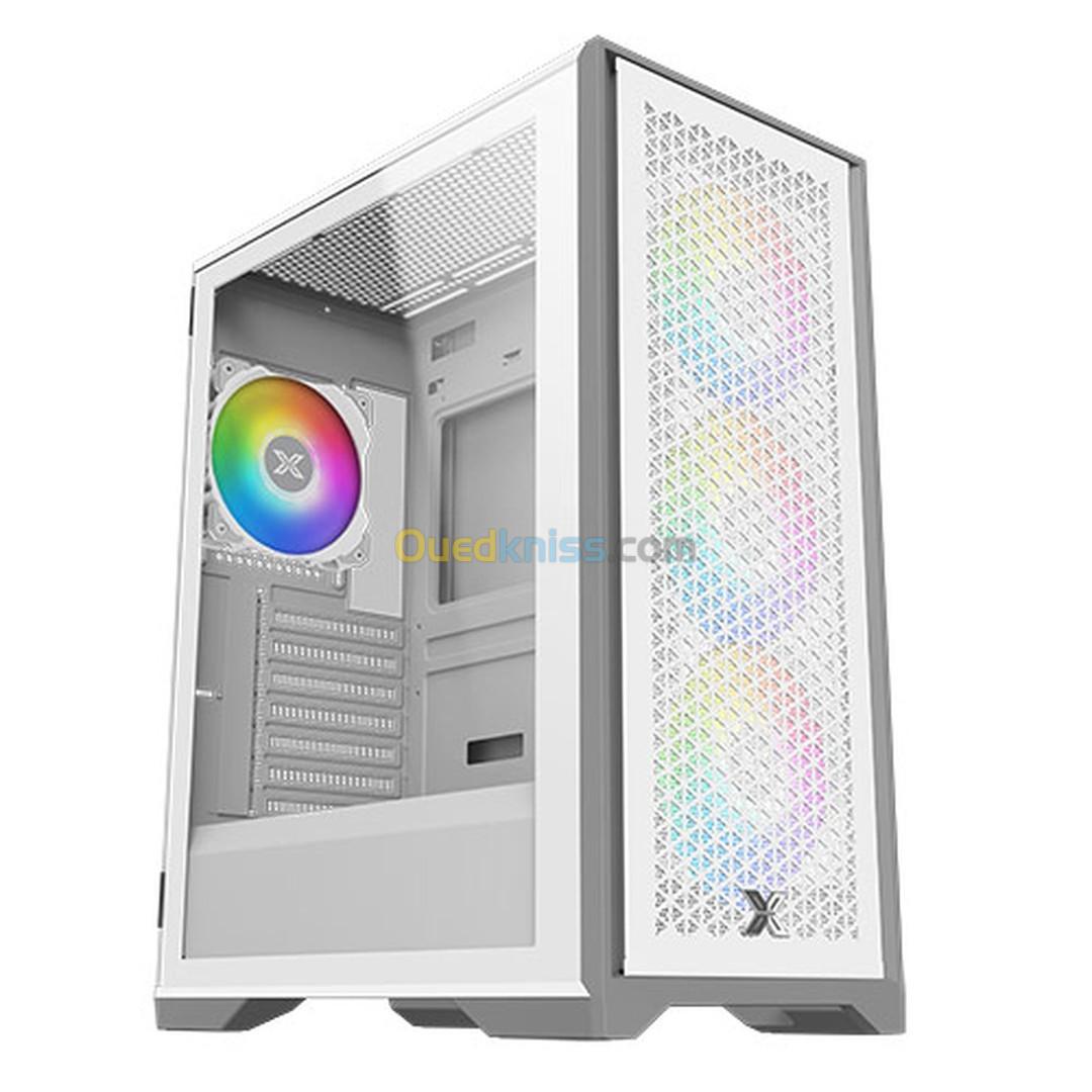 BOITIER XIGMATEK LUX S ARCTIC WHITE RGB