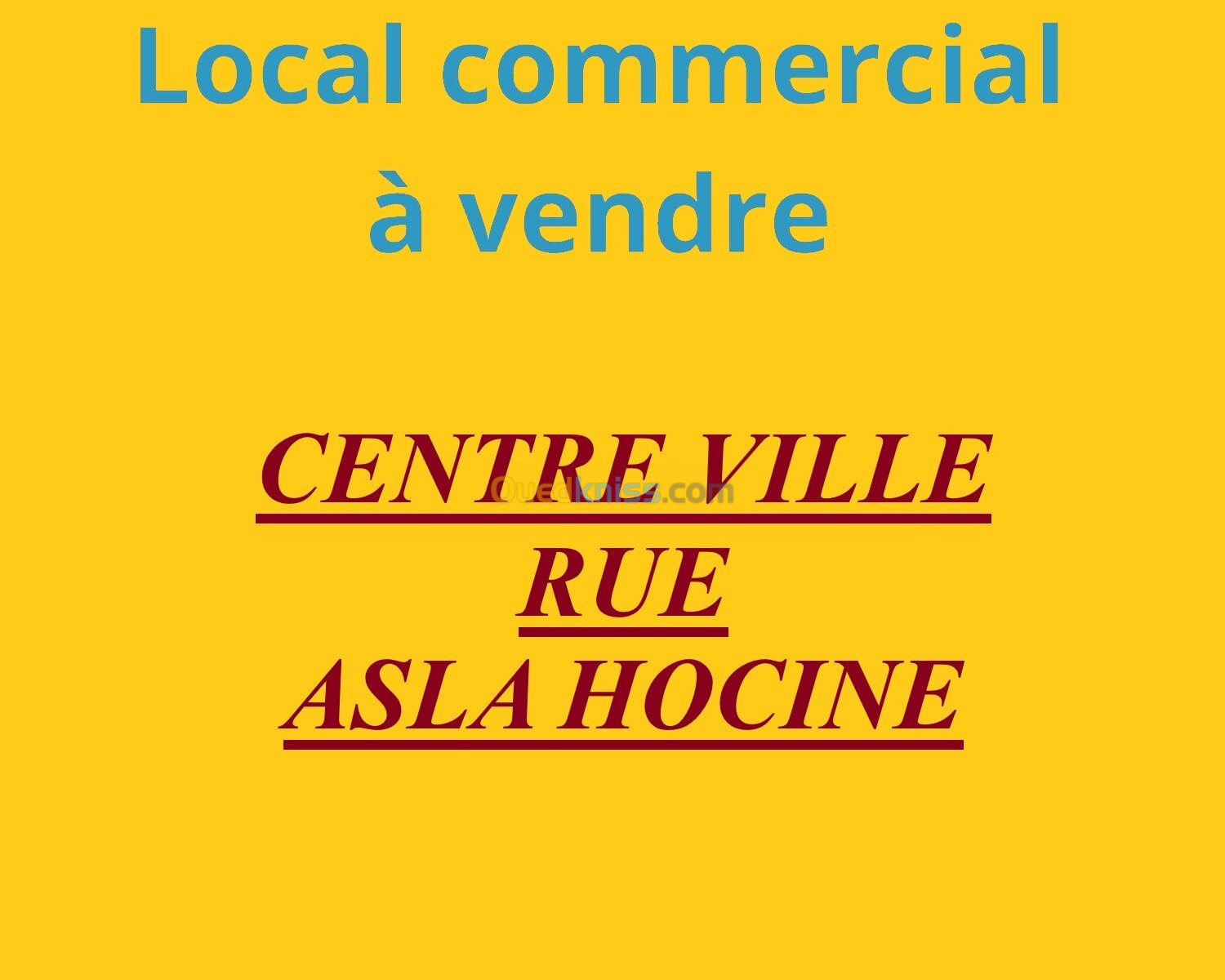 Vente Local Annaba Annaba