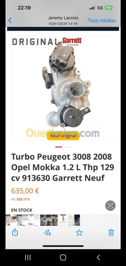 Turbo Peugeot 3008 2008 peurtech