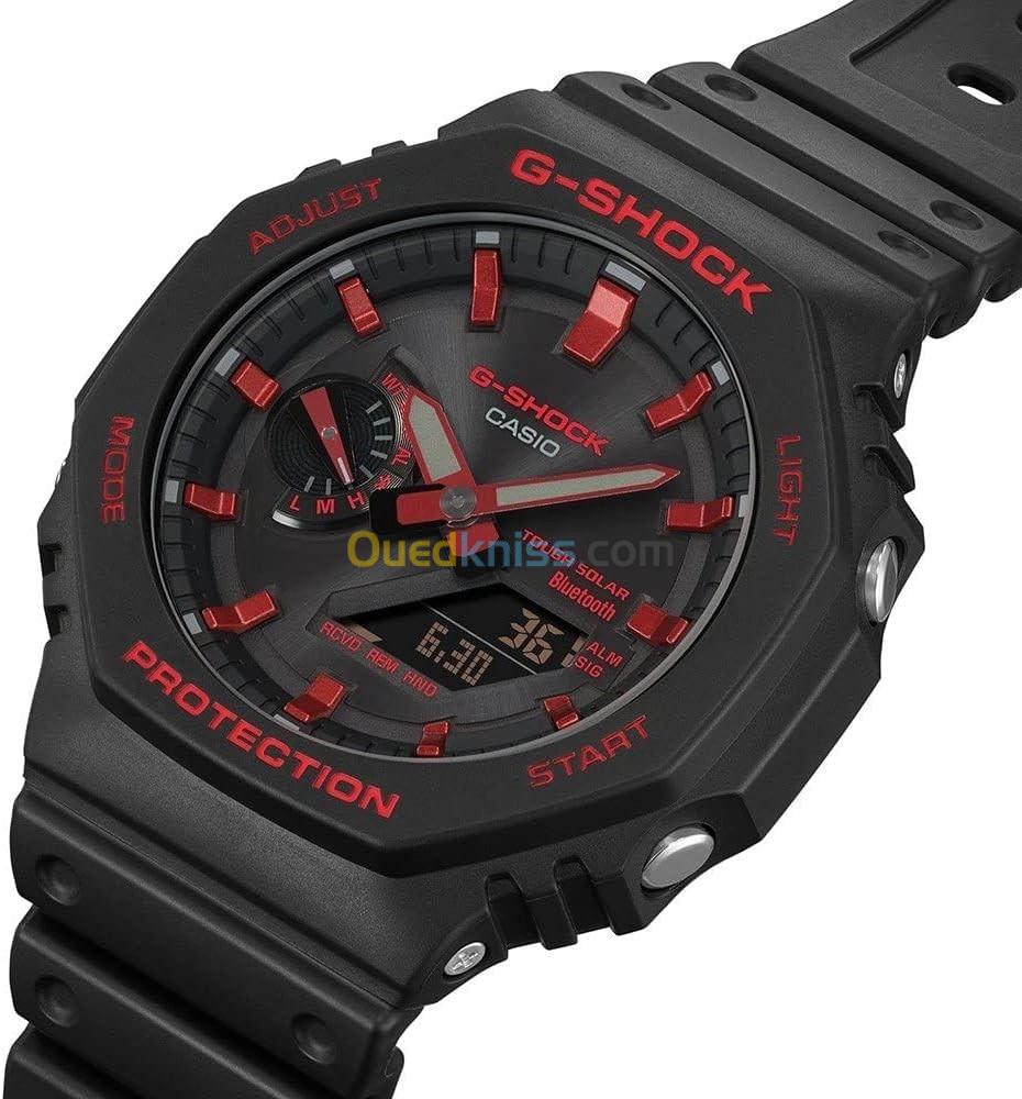 Montre Casio G-Shock Noir fond noir et rouge (التوصيل متوفر 58 ولاية)