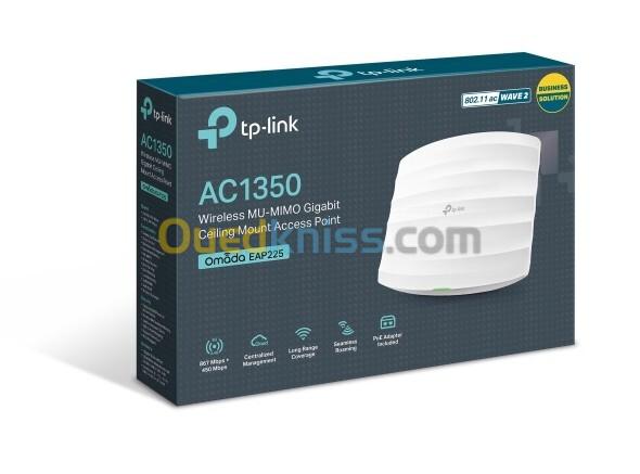 POINT D'ACCES TP-LINK AC1350 EAP-225 PLAFONNIER