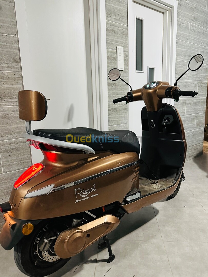 Rissol Scooter électrique, sans permis,vitesse max 100km/h autonomie 80km à 120km 2024