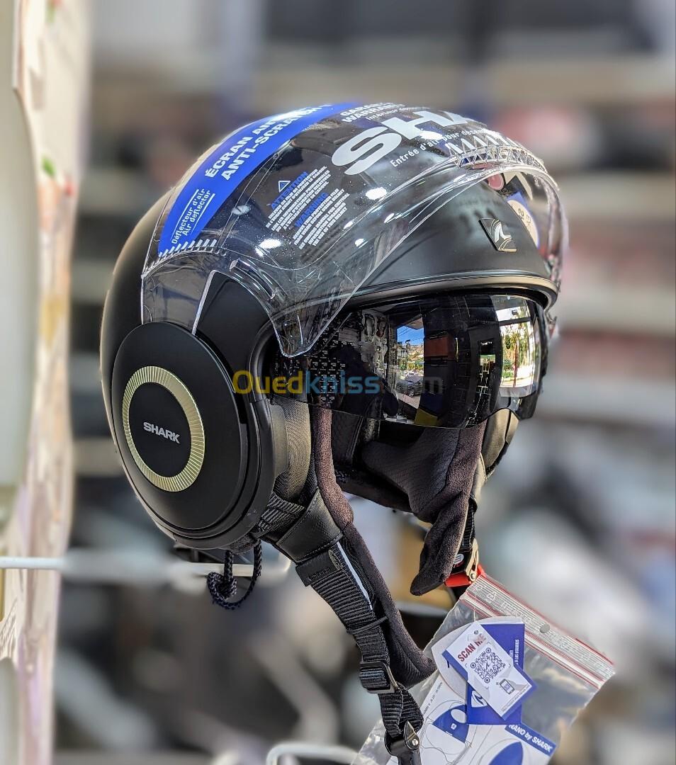 Casque moto shark jet Nano blank