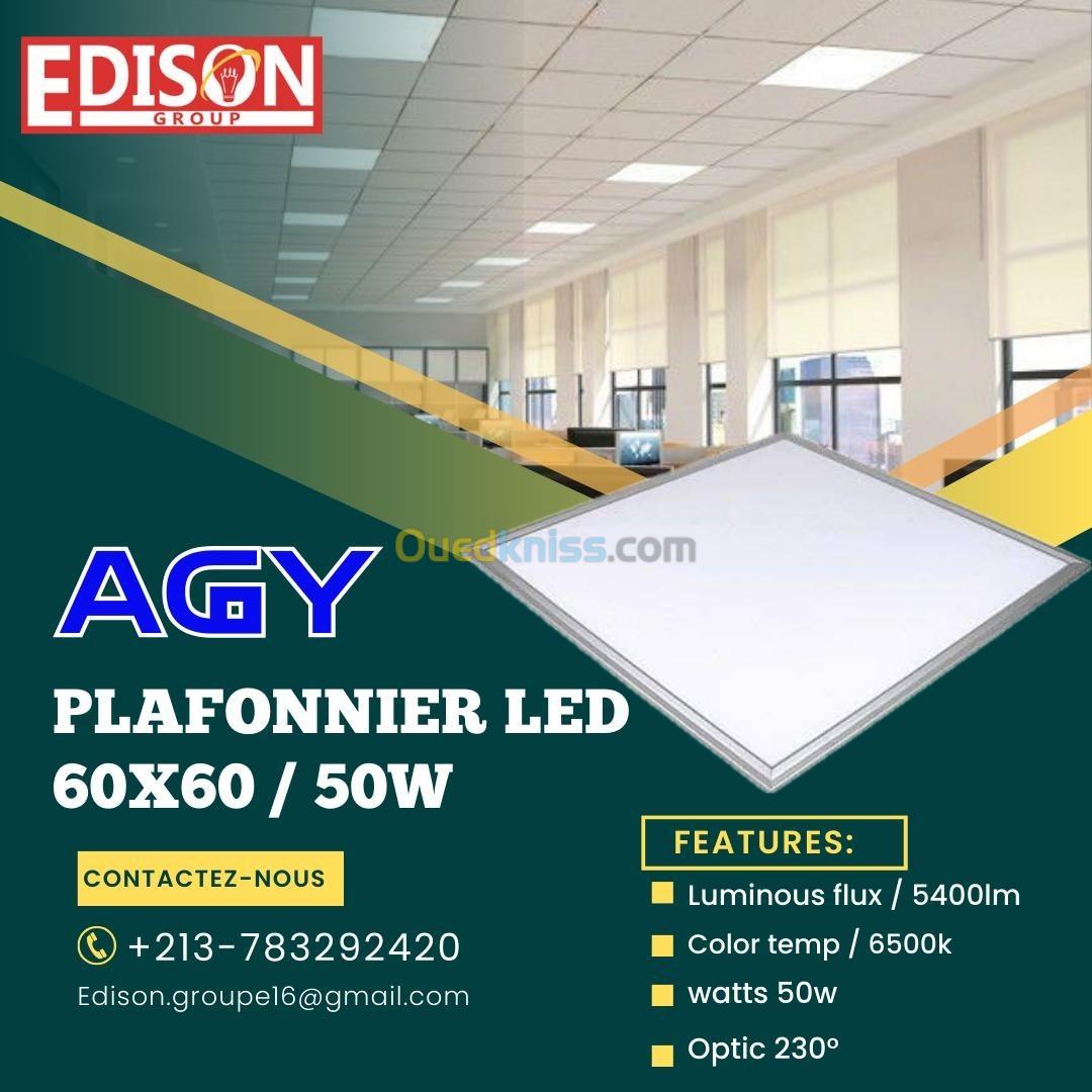 plafonnier led 60x60 AGY 50w