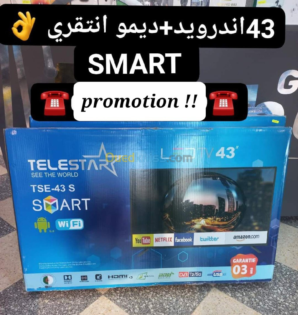 tv telestar 43 pouce Smart 