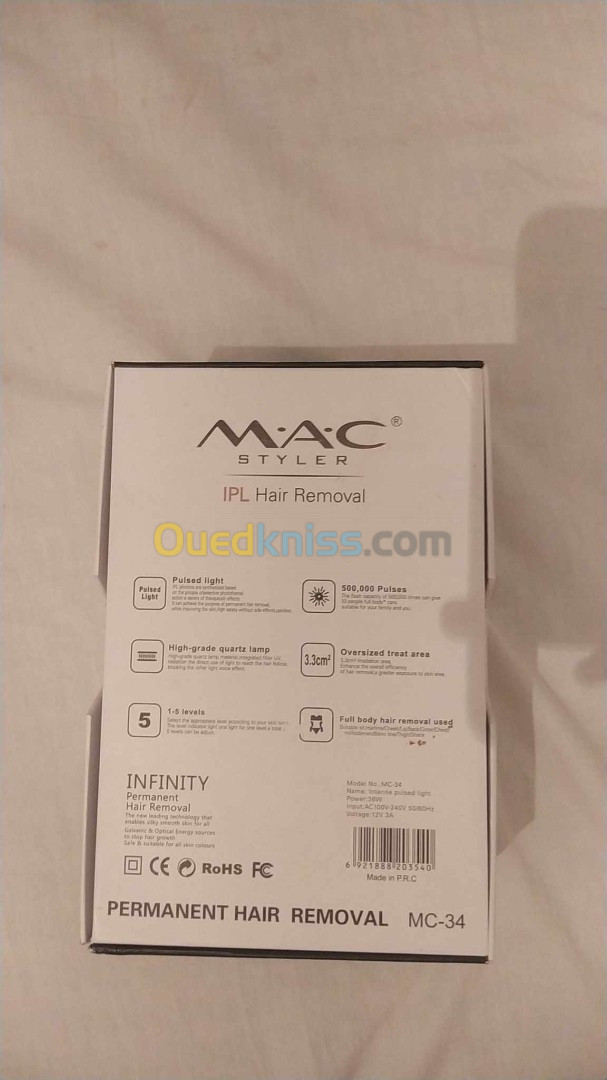 MAC  STYLER  IPL Hair Removal.