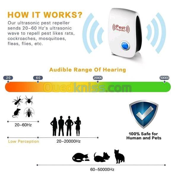 جهاز طارد الحشرات و الفئران