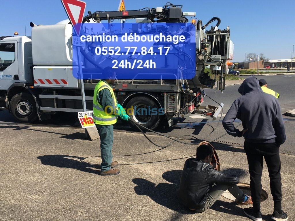 Société nettoyage débouchage canalisation curage vidange 24h7j 