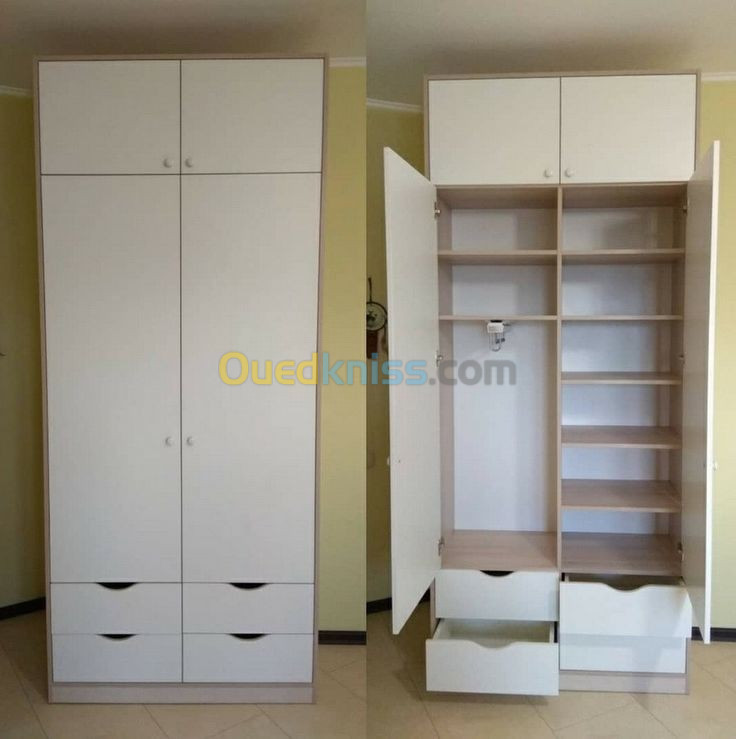 Armoire en mdf et mélaminé 