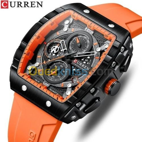 Curren montre (original) bracelet en Silicone pour hommes CURREN 8442 