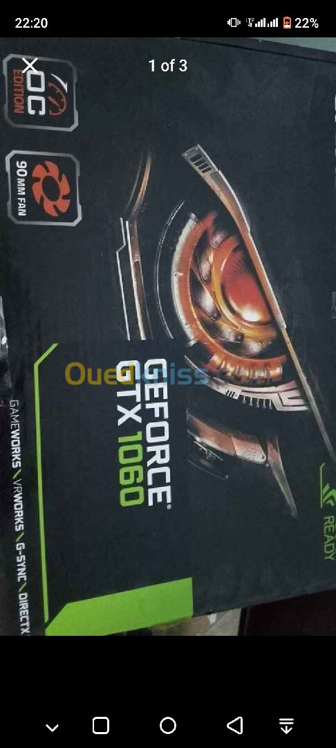 GIGABYTE GTX 1060 3GB OC