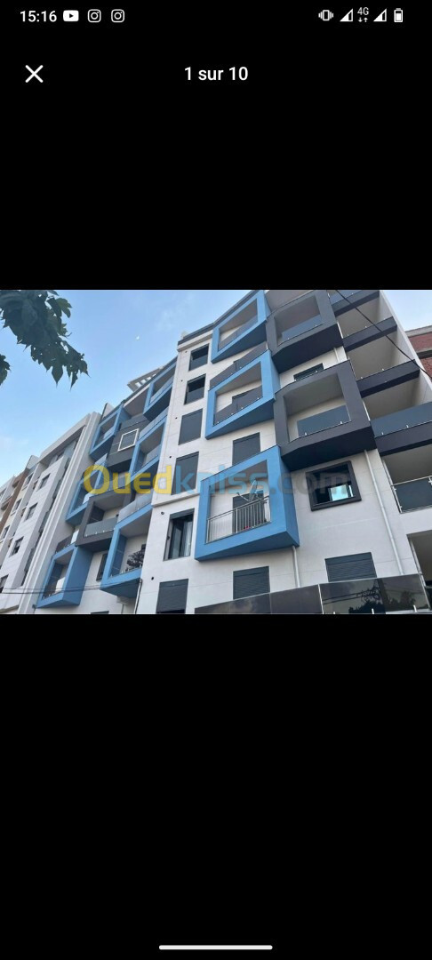 Vente Appartement F4 Alger Bordj el bahri