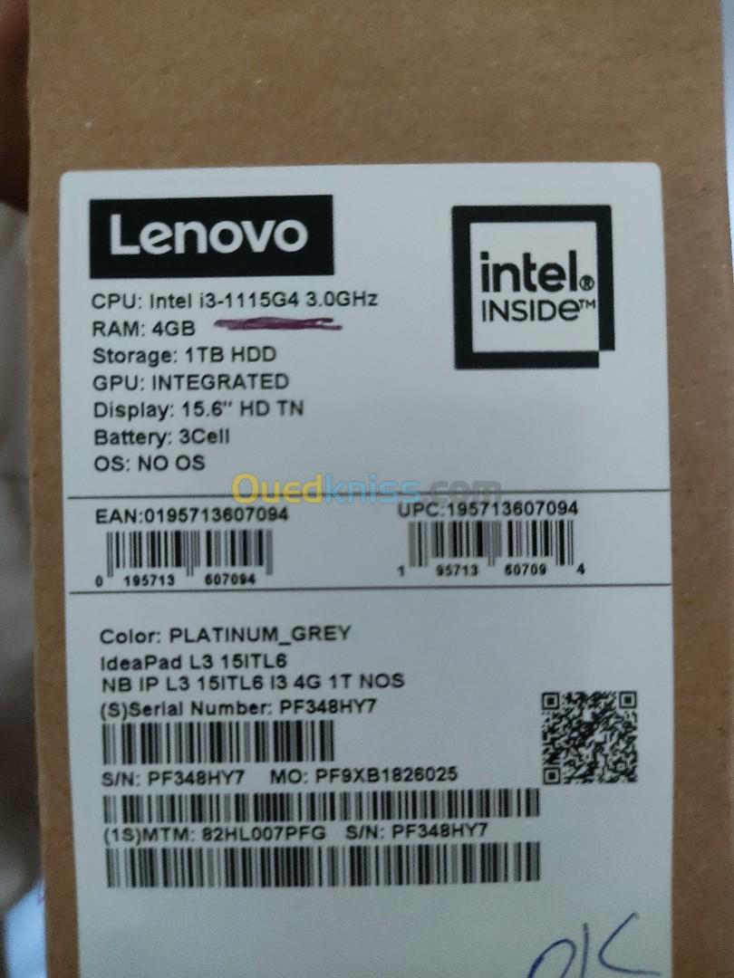 LENOVO IDEAPAD L3 I3-11EME 4GB HDD 1TB