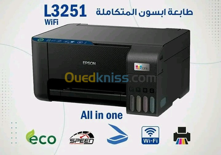 Imprimante Jet D'encre Multifonctions WIFI EPSON L3250