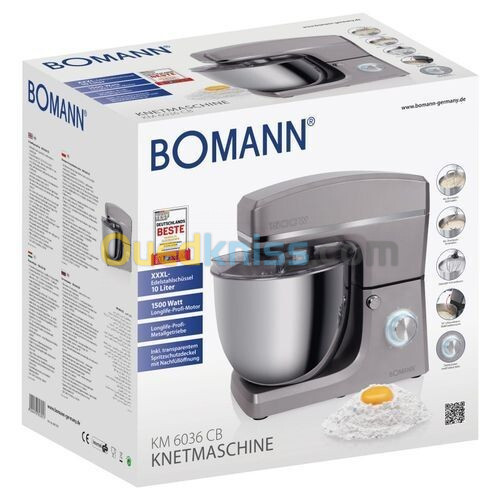 ROBOT PETRIN BOMANN 1500W- 10L -GRIS