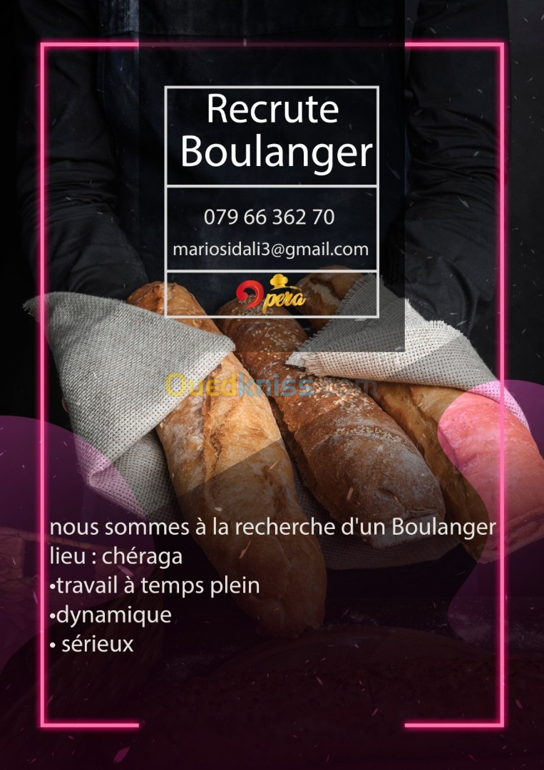 -.  Boulanger / aide Boulanger 