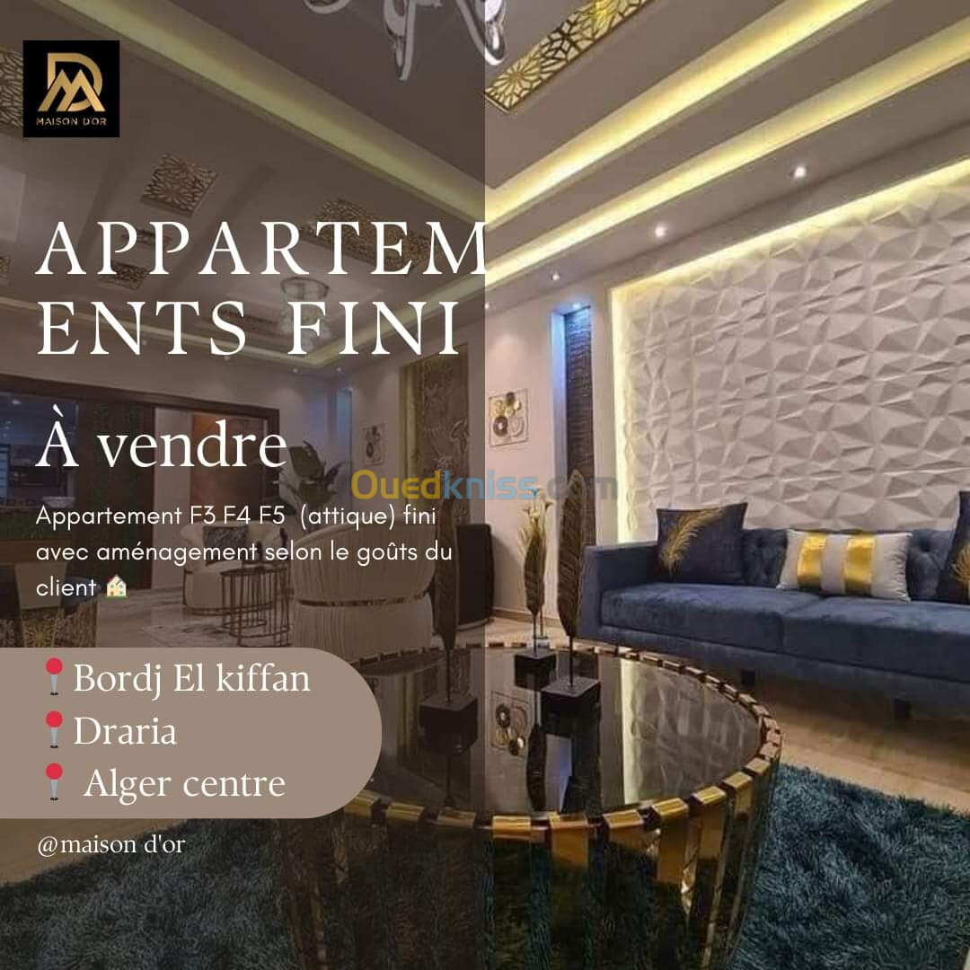 Vente Appartement Alger Bordj el bahri