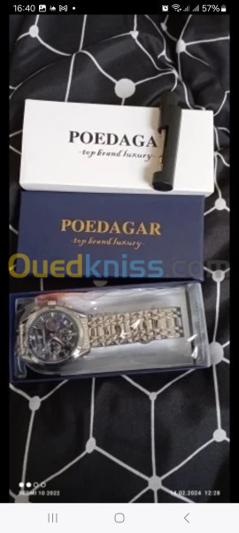 POEDAGAR  montre de luxe à Quartz pour homme