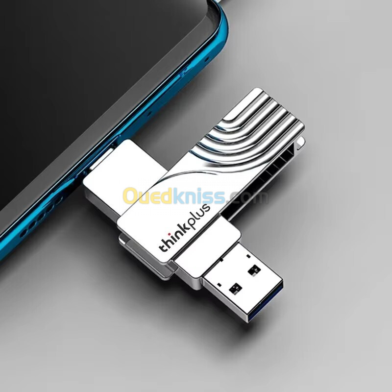 الاصلي Lenovo Thinkplus -Clé USB 3.2 Type A Type C 128 Go 