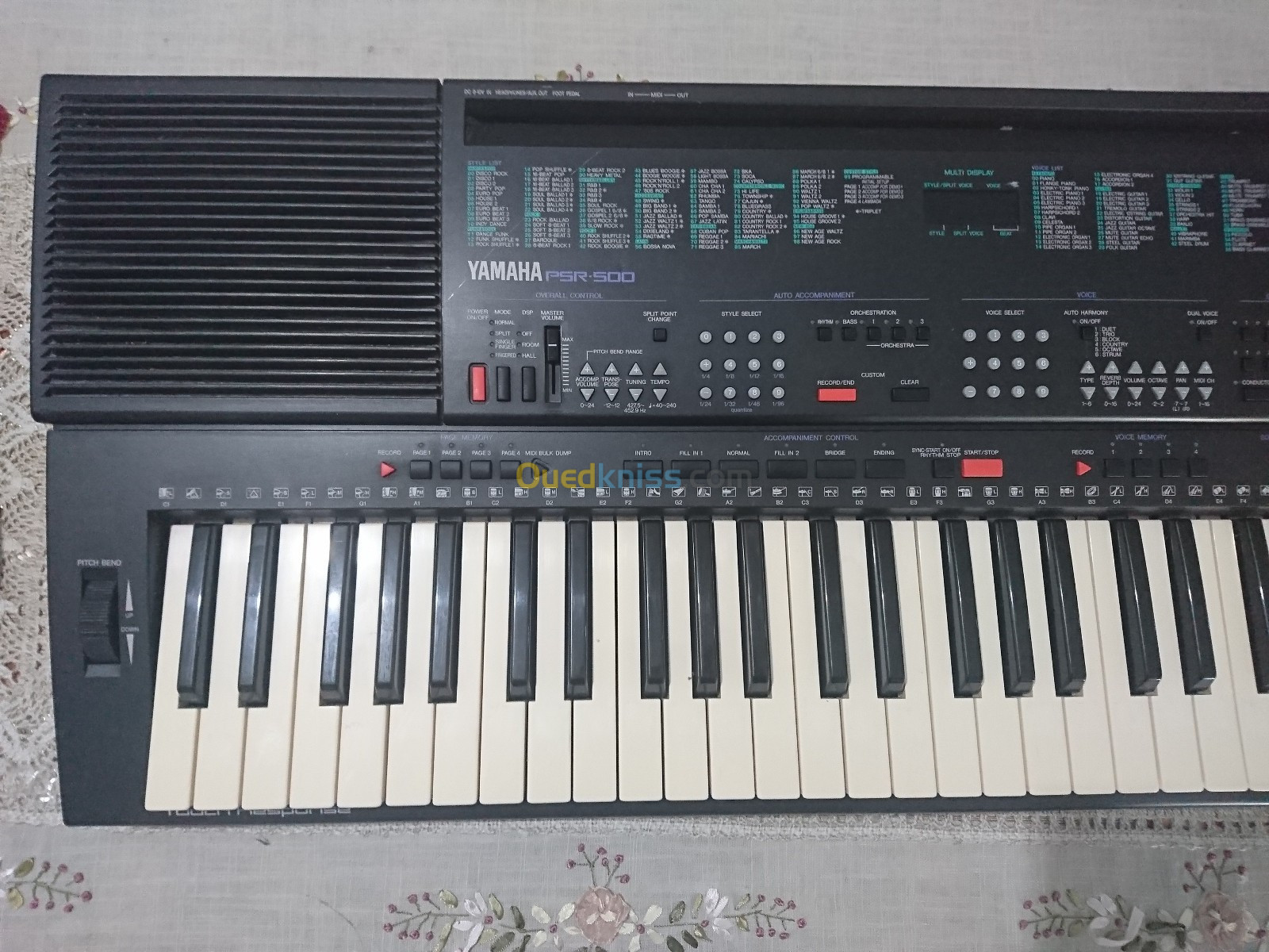 keyboard psr 500