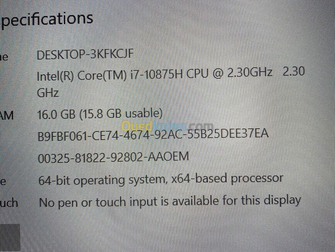 MSI GE66 Raider i7-10875H 16GB 1TB SSD RTX 2070 8GB 300HZ