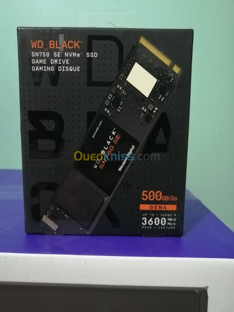 Ssd Nvme 500gb WD Black Gen4