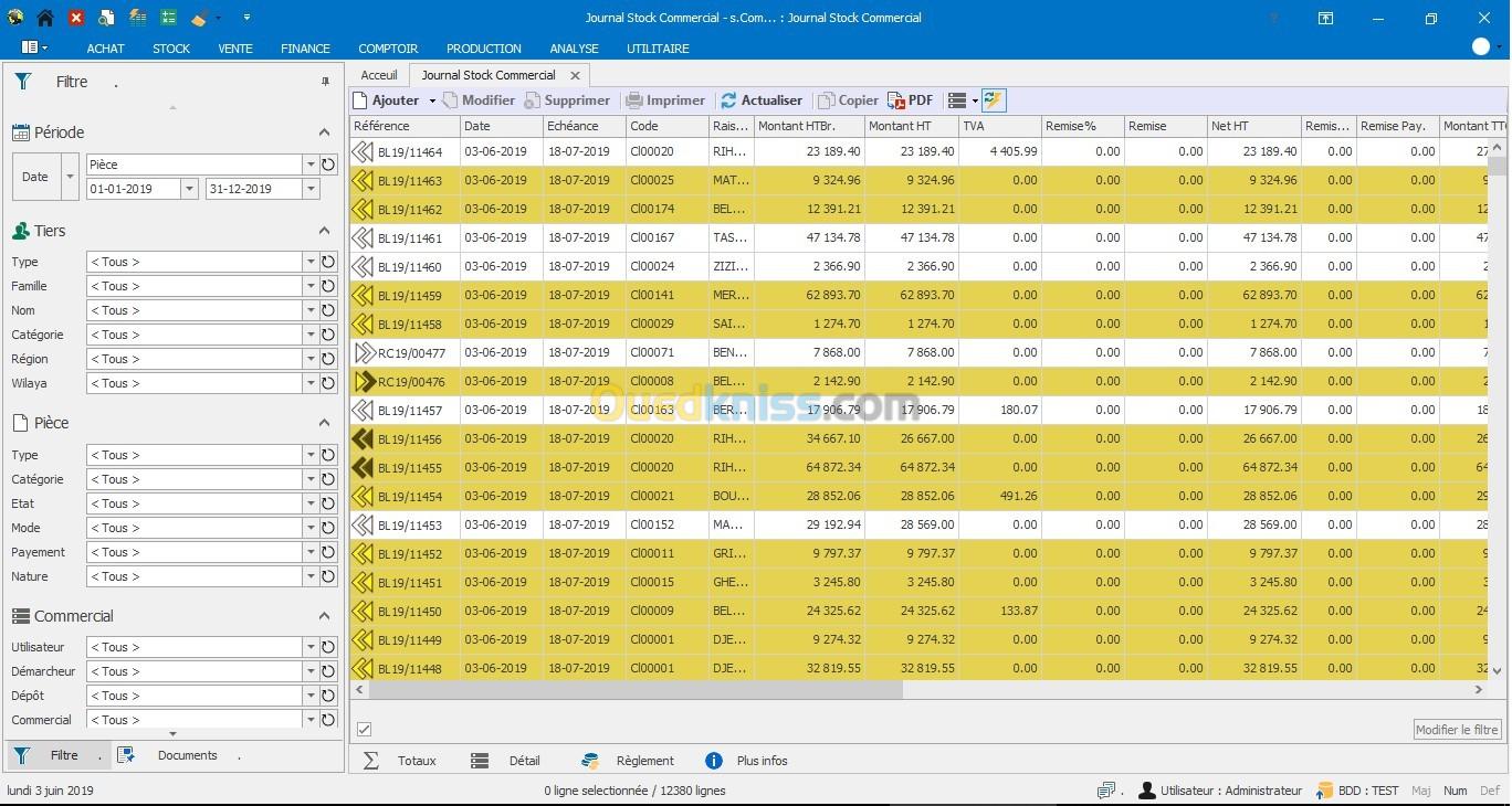 Logiciel de gestion