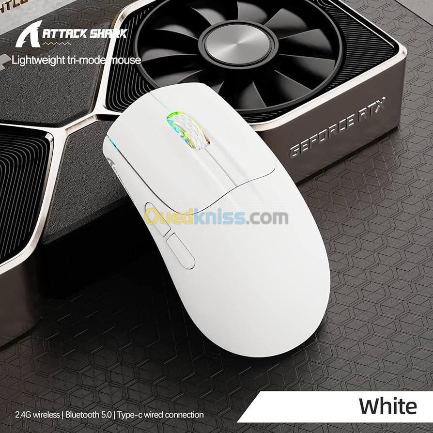 Souris ATTACK SHARK X5 Gaming ORIGINALE 2024  rechargeable - Mouse Wireless