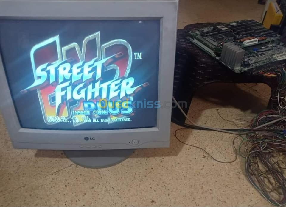 STREET FIGHTER EX + EX PLUS . CAPCOM . ORIGINAL . ARCADE JAMMA PCB