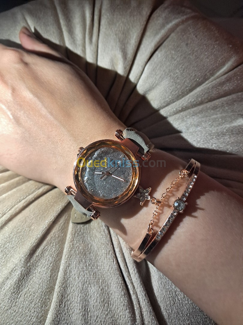 Montre quartz avec bracelet 