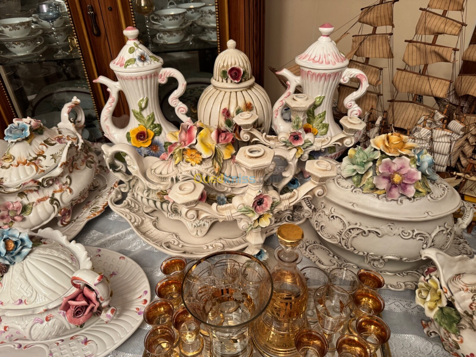 Services de tables en porcelaine de limoge