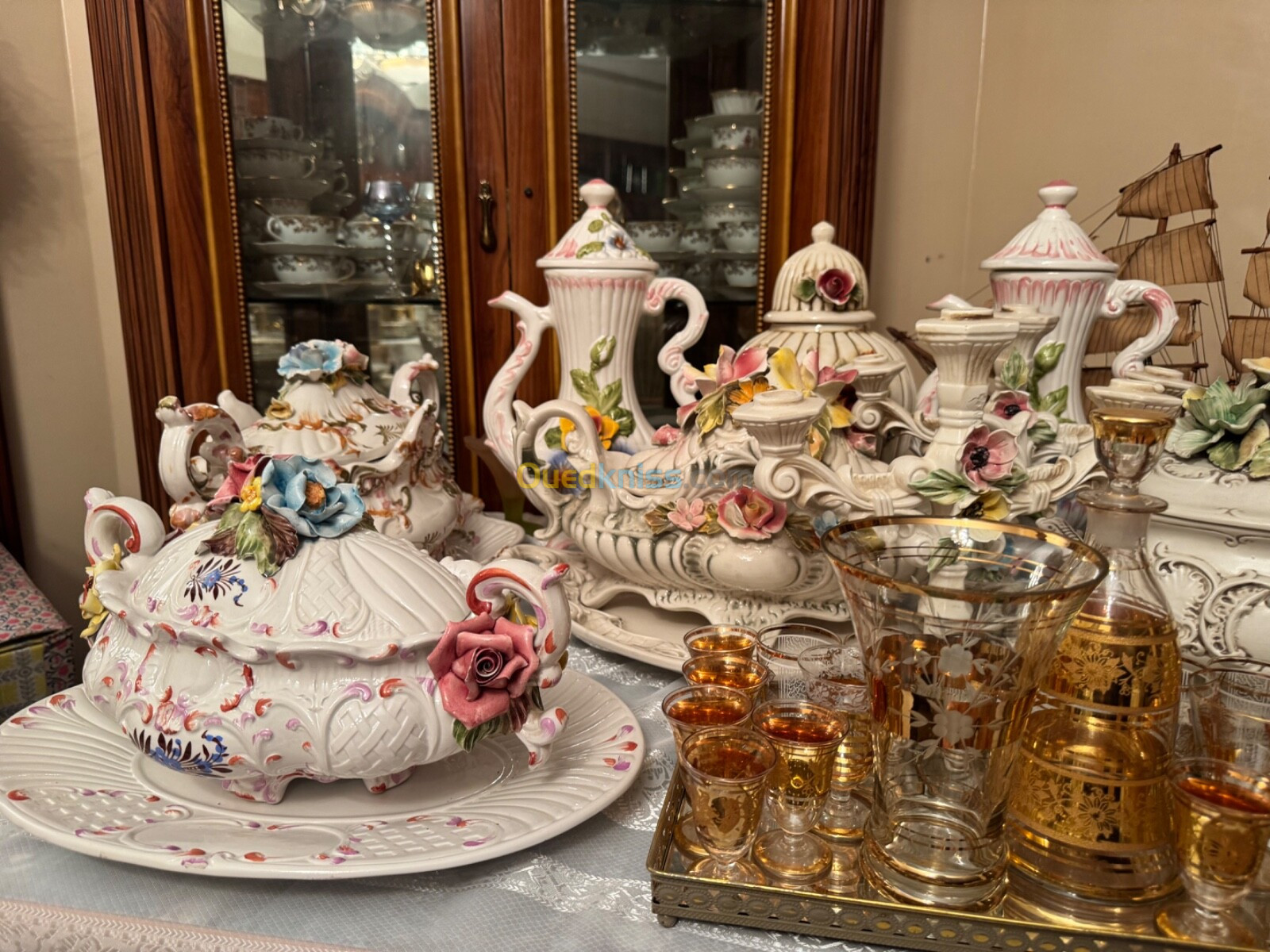 Services de tables en porcelaine de limoge