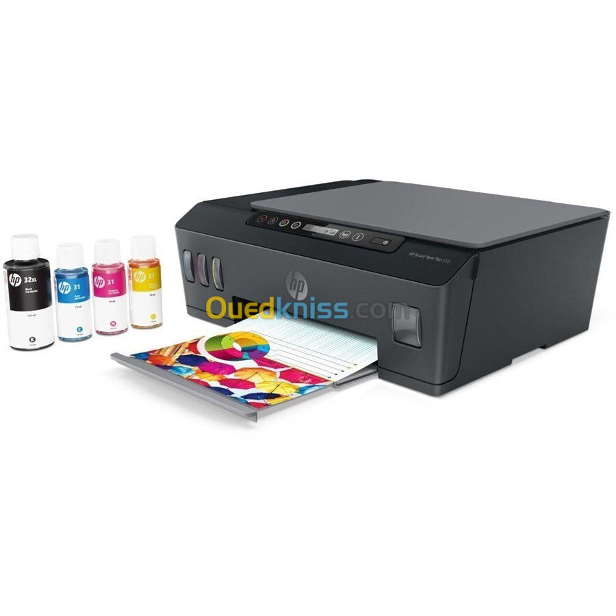 IMPRIMANTE HP MULTIFONCTION SMART TANK 500 AVEC RESERVOIR 