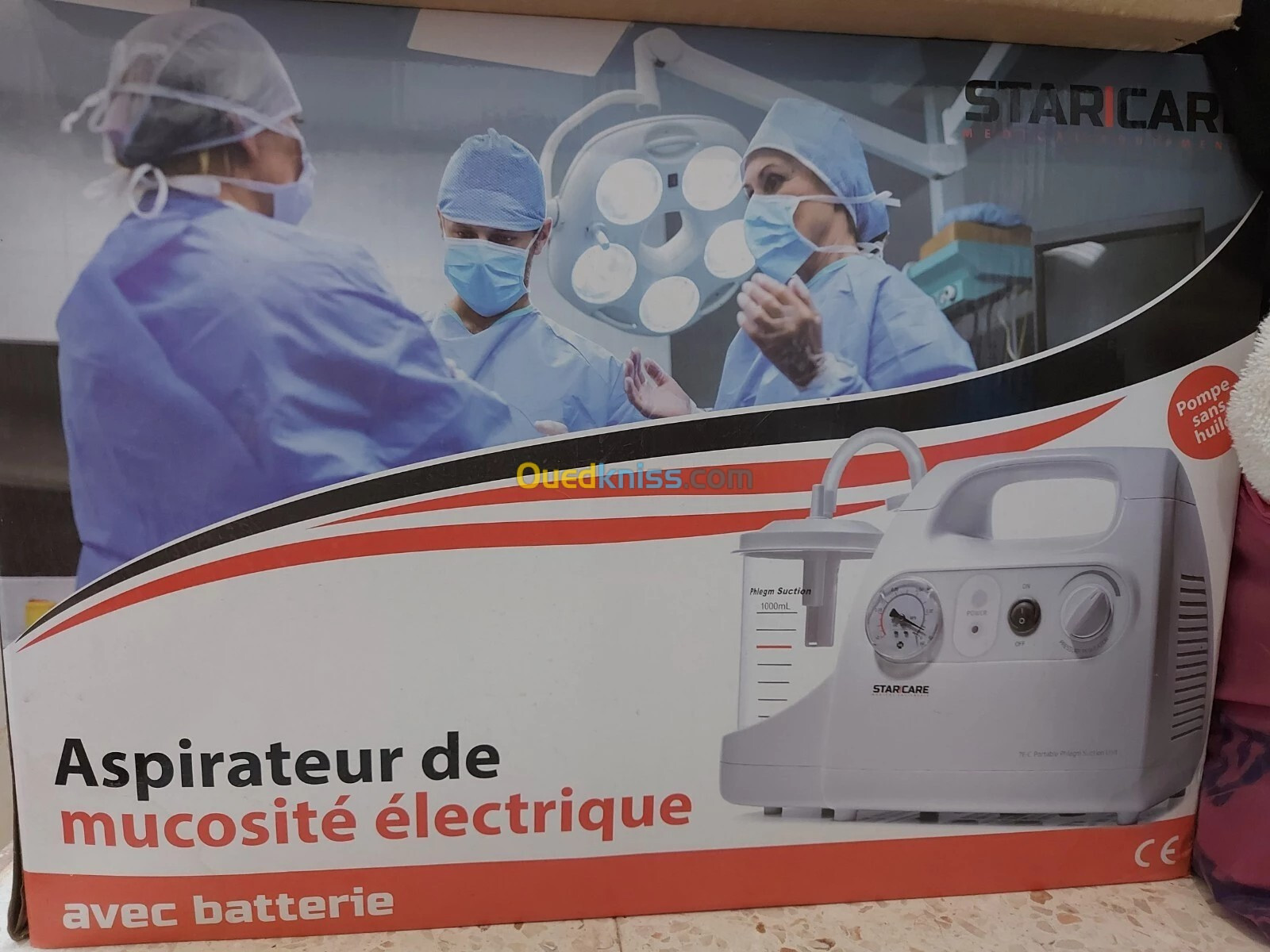 ASPIRATEUR DE MUCOSITE AVEC BATTERIE STAR CARE