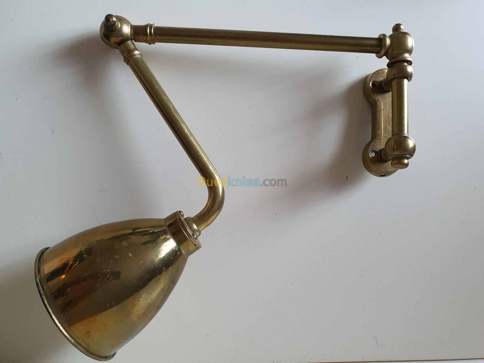 Grande lampe applique en laiton articulé style industrielle marin Nautical Lamps