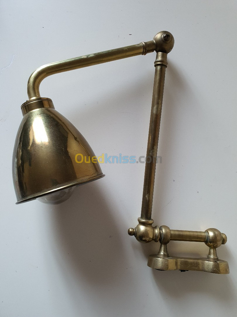 Grande lampe applique en laiton articulé style industrielle marin Nautical Lamps
