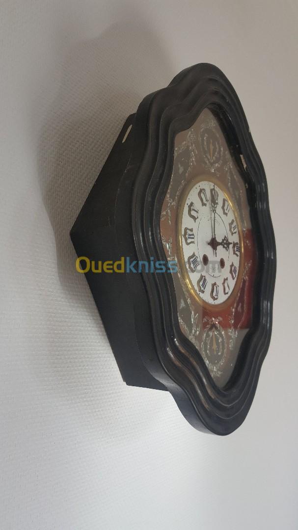 Authentique châssis horloge pendule œil de bœuf GHAUVOP Join Ville, Napoléon III 