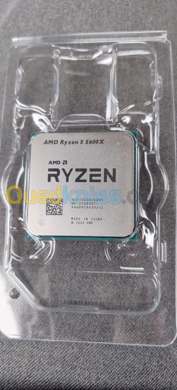 Processeur AMD Ryzen 5 5600X - Tray (Sans Boite)