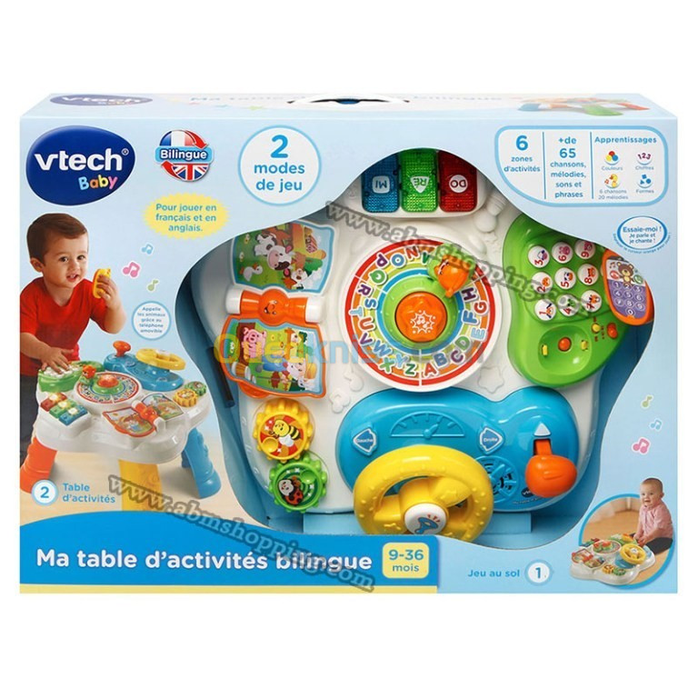 Table d'activités sensorielle des P'tits loulous pour enfant