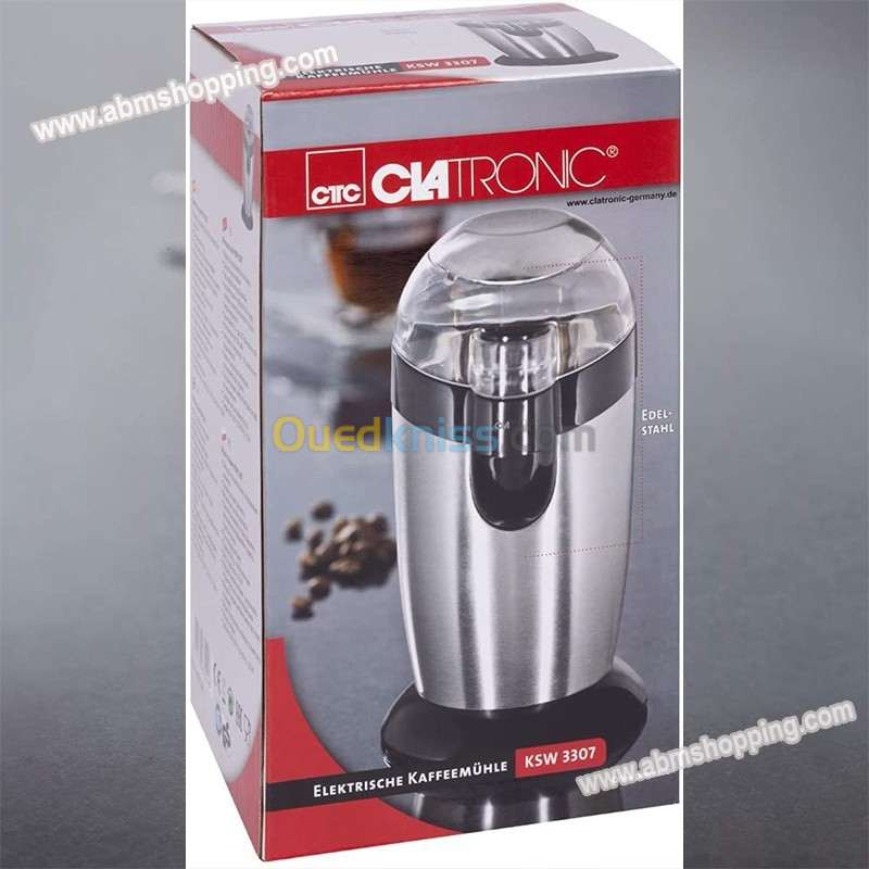 Moulin à Café Lames en Acier Inoxydable 120 W – Clatronic