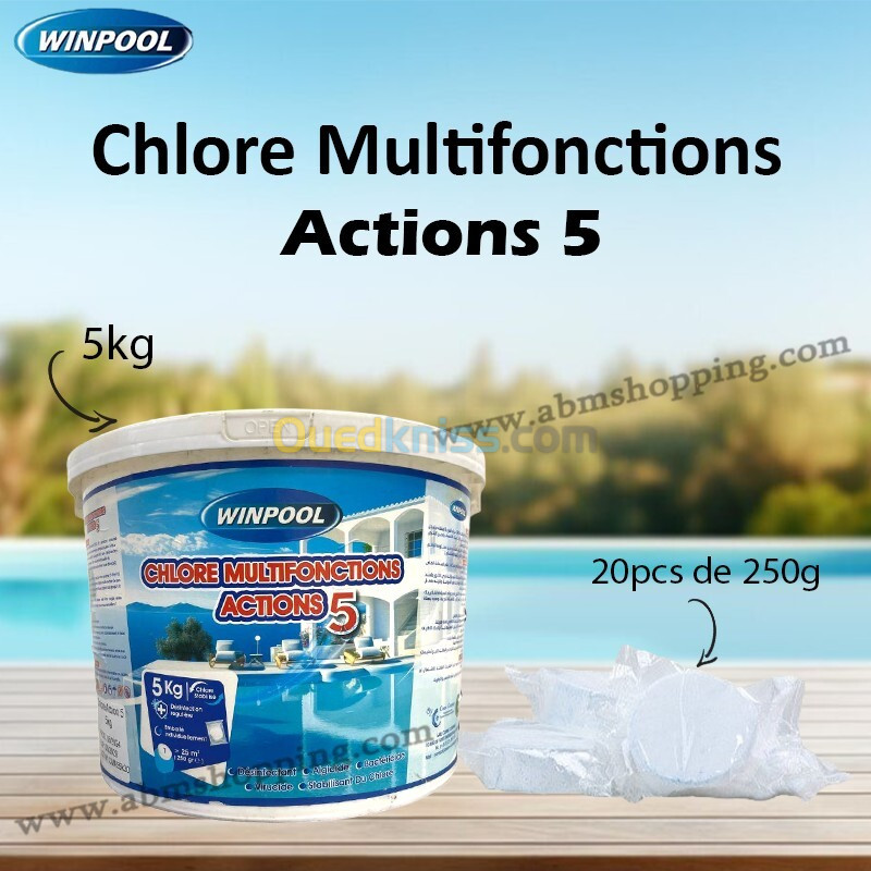 Chlore Multifonctions Actions 5 | WINPOOL