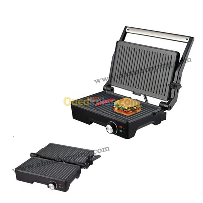 Grill/Panineuse électrique avec ouverture jusqu à 180 degre 1600W | Multismart