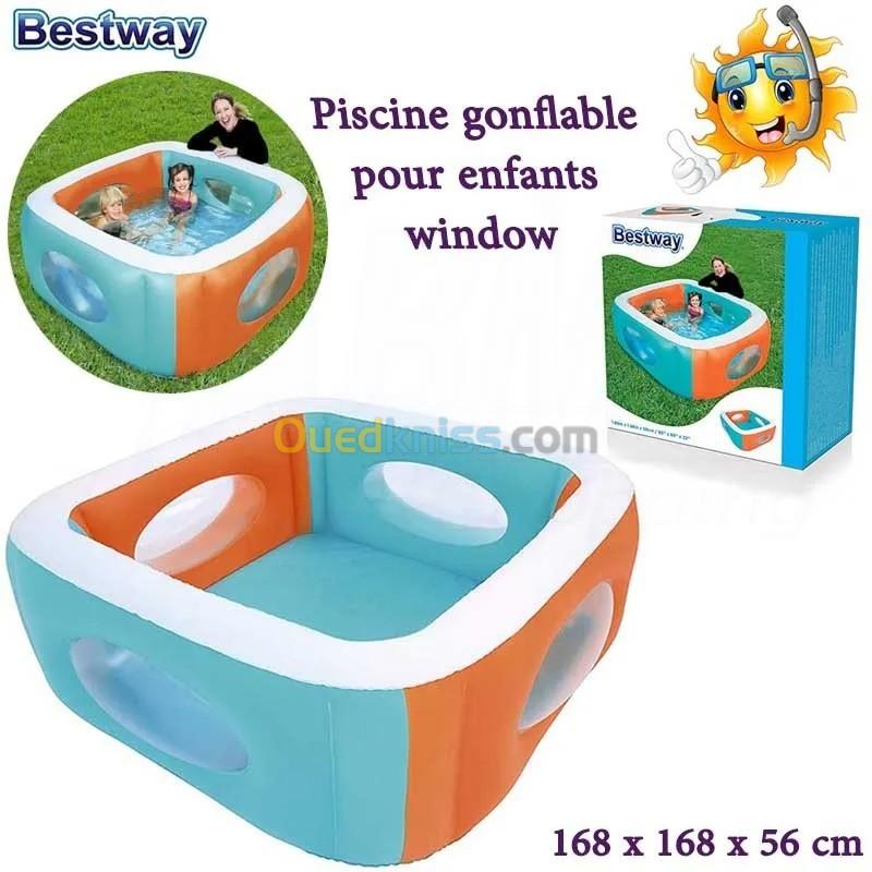 Piscine gonflable pour enfants bestway window 168 x 168 x 56 Cm