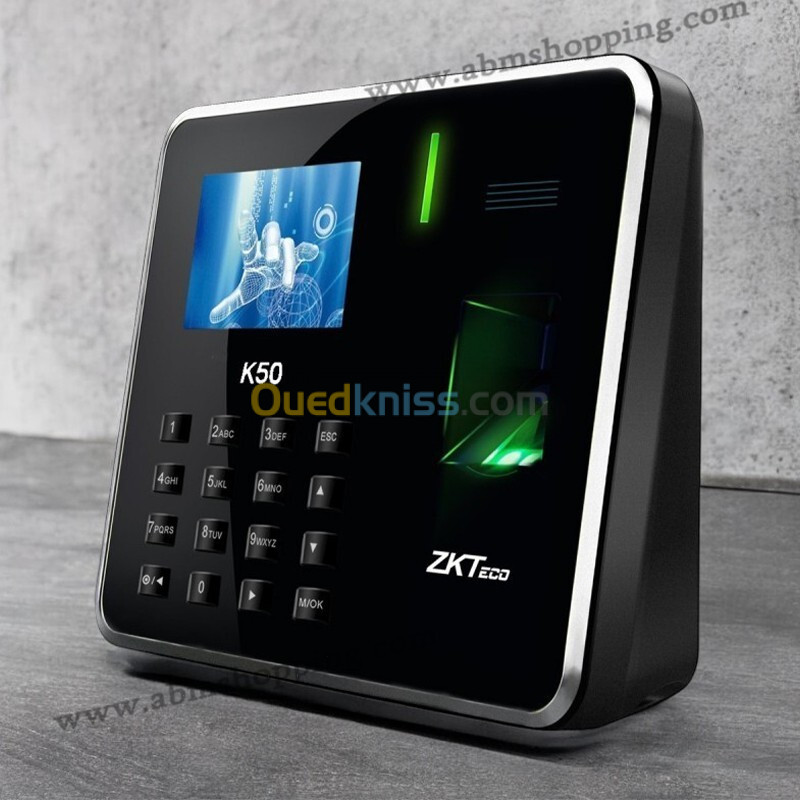 Machine de pointage par empreintes digitales K-50 | ZKTECO