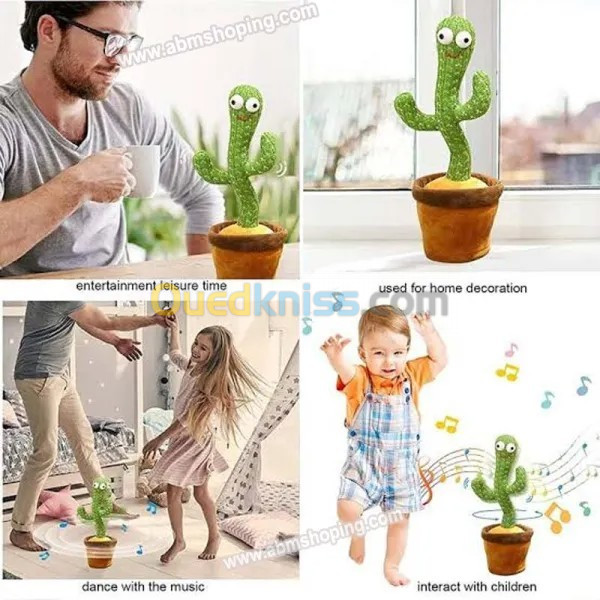 Cactus danseuse Rechargeable | لعبة الصبارة الراقصة للاطفال